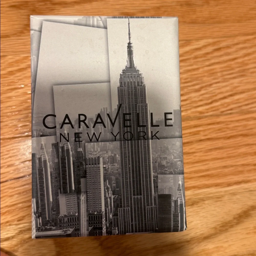 Caravelle New York Rose Gold Crystal Face Women’s Watch brand new retail $120